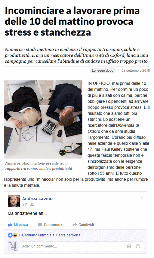 Buongiorno dal Favone Grassone