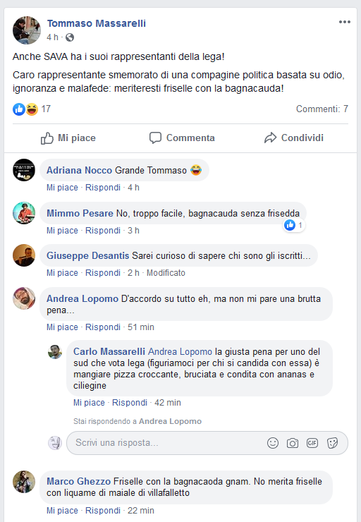 Sava per Salvini