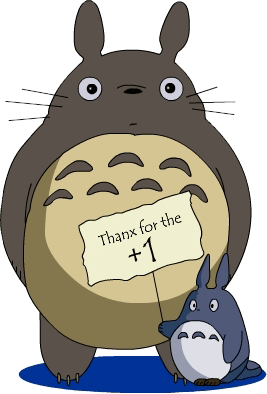 Thanks for the +1