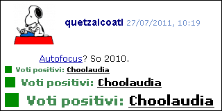 Voti positivi Choolaudia
