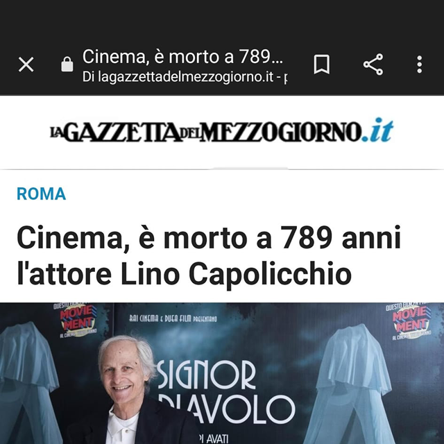 789 anni, Gazzetta del Mezzogiorno