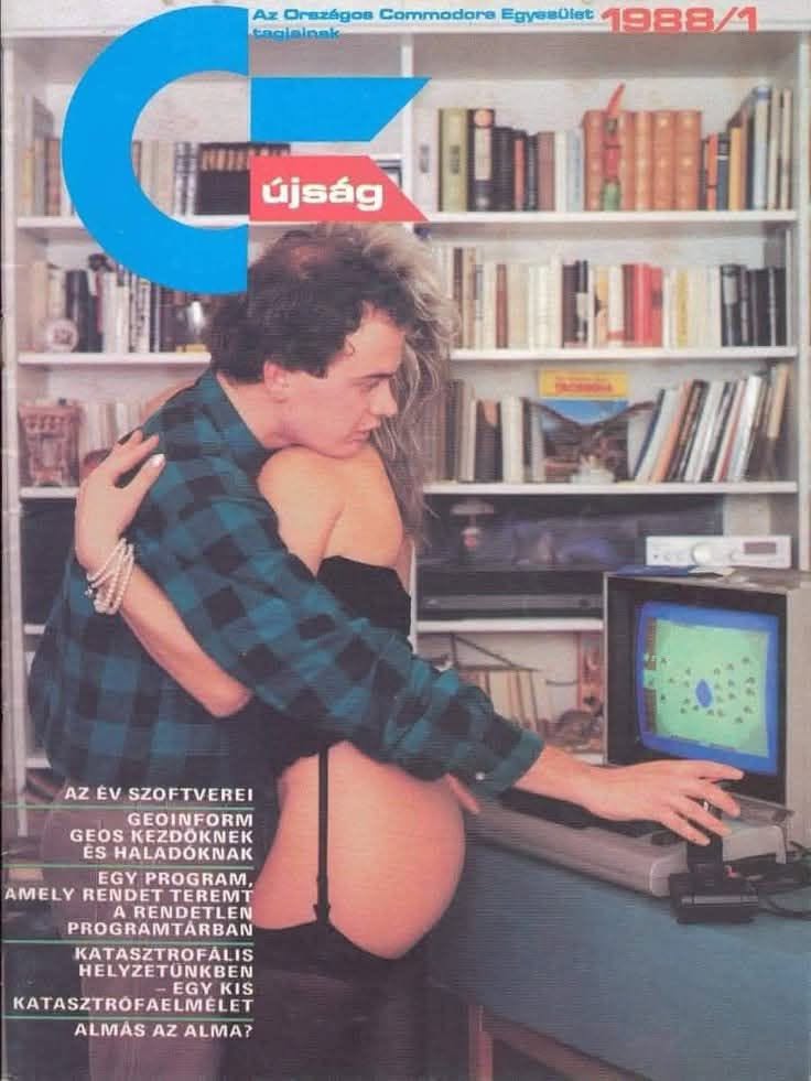 Copertina Ungherese Amiga: Az Orsz&aacute;gos Commodore Egyes&uuml;let tagjainak. &Uacute;js&aacute;g.