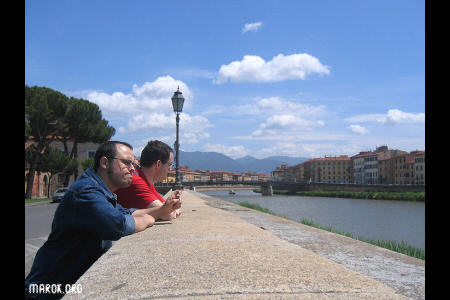 In vahanza sull´arno