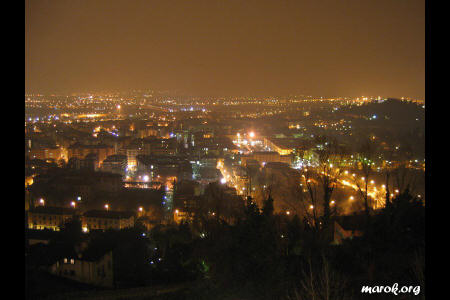 Bergamo by night