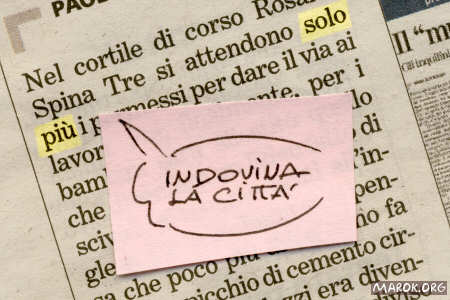 Indovina la città